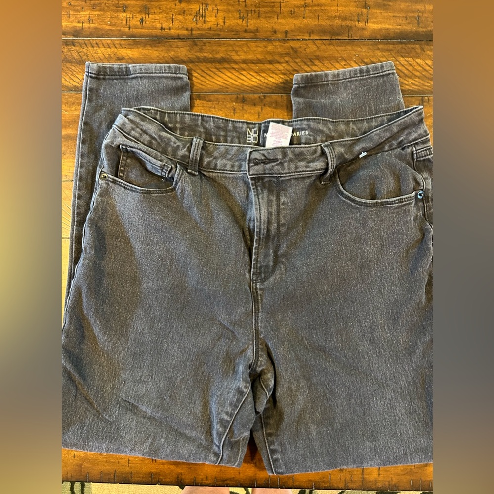 No Boundaries Size Junior Girls 17 Washed Black‎ Denim Jeans